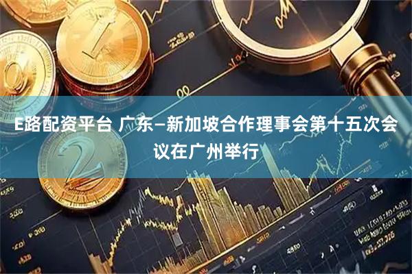 E路配资平台 广东—新加坡合作理事会第十五次会议在广州举行