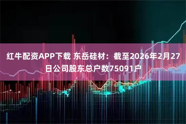 红牛配资APP下载 东岳硅材：截至2026年2月27日公司股东总户数75091户